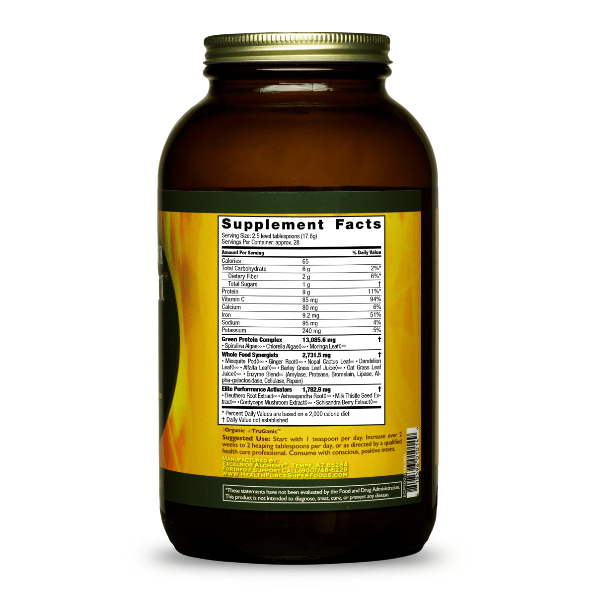 Elite Green Protein Powder - 500 grams