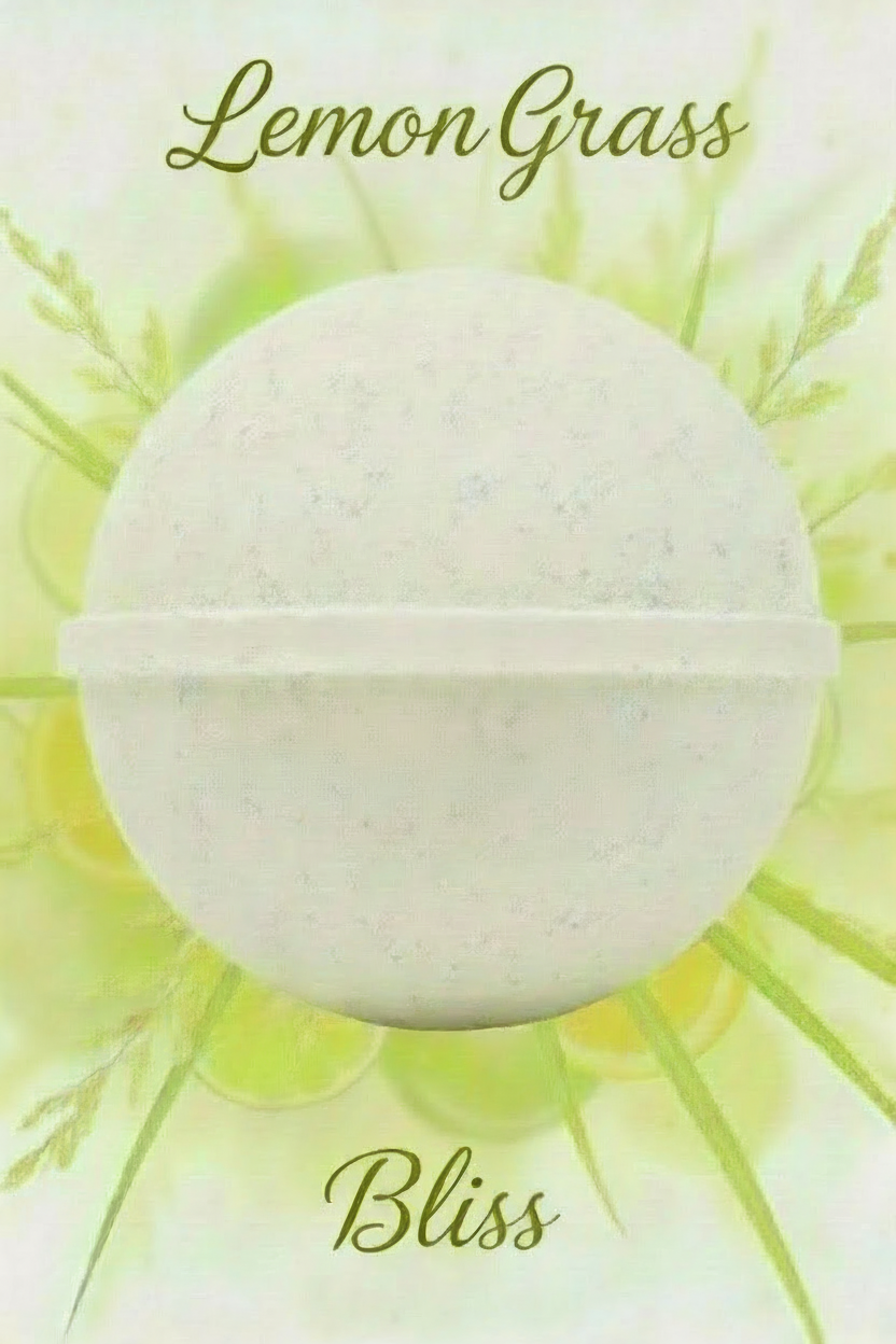 Lemongrass Bliss bath bomb by HarleyRae