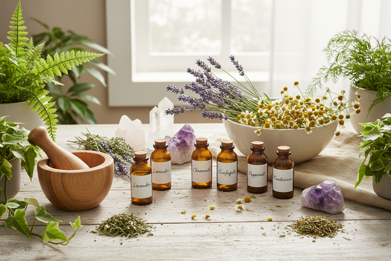 Create an Image showing Health and Wellness and Natural Healing