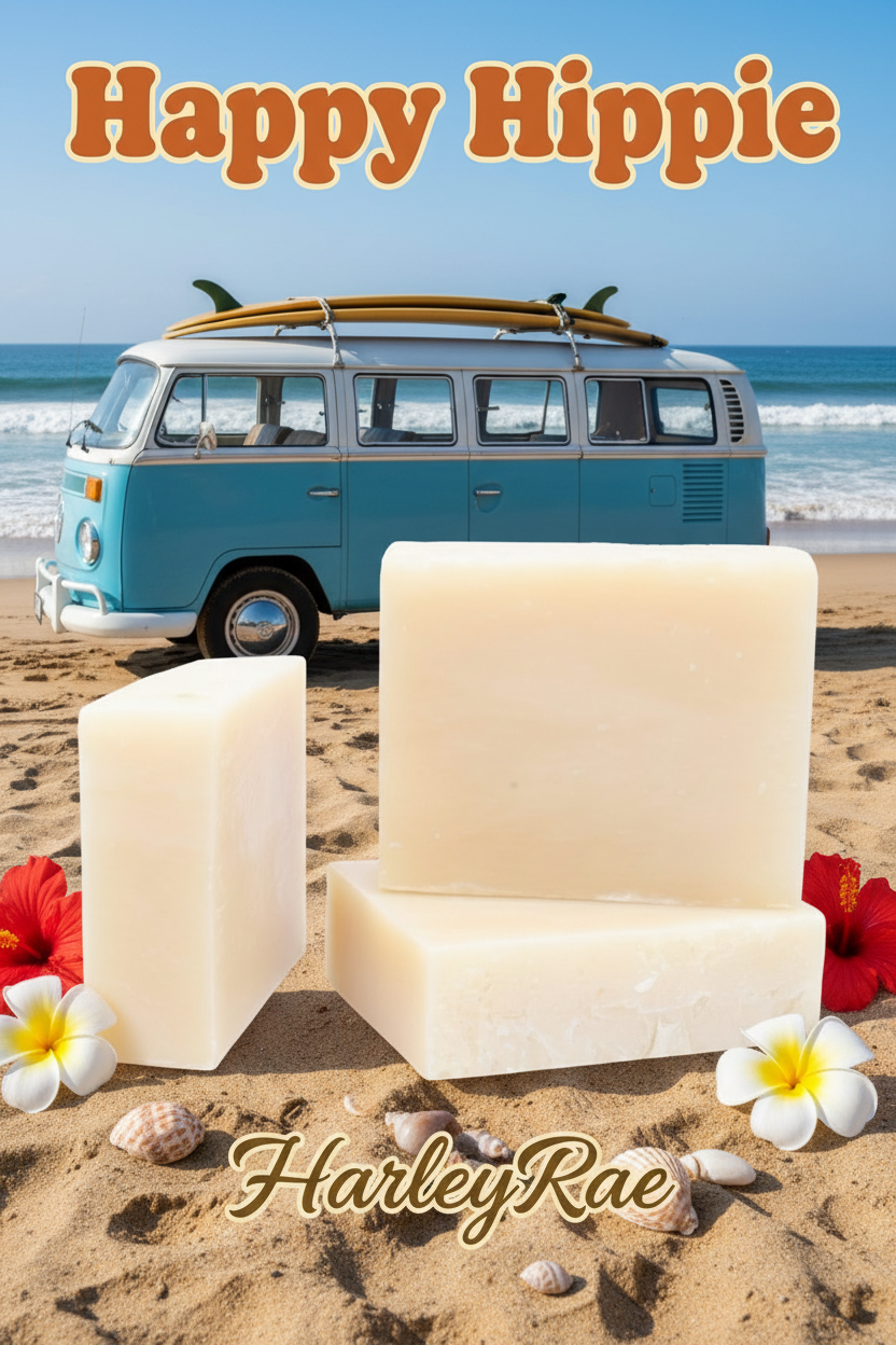 Happy Hippie Handmade bar Soap